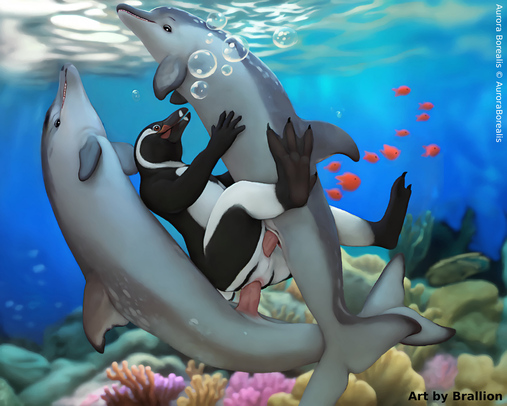 Thumbnail: Dolphin Sandwich - Commission for AuroraBorealis.jpg